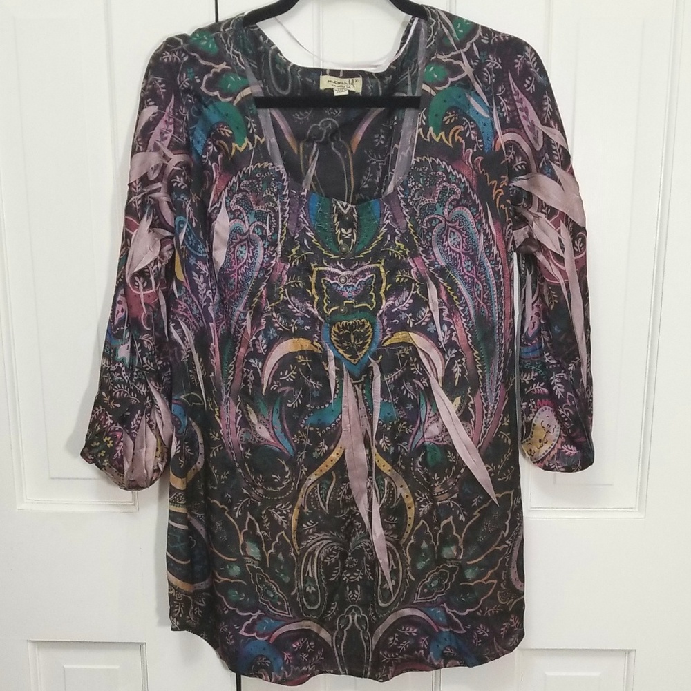 ONE WORLD Print Blouse